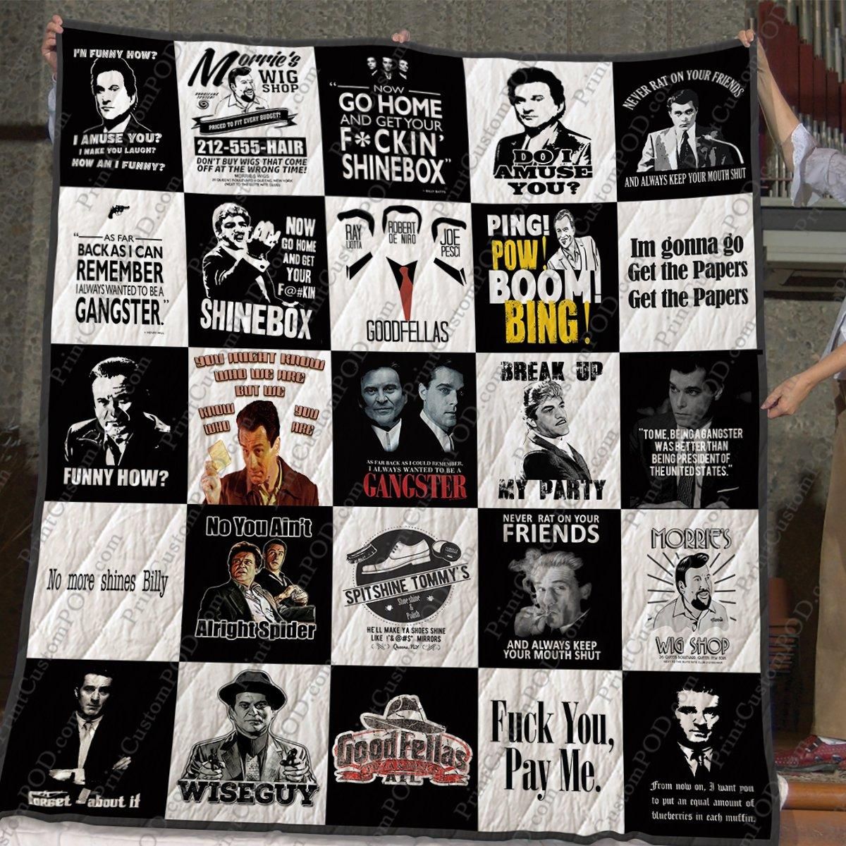 Goodfellas Quilt Blanket For Fans