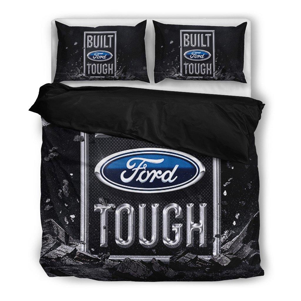 BEST Ford Tough Logo Duvet Cover Bedding Set1