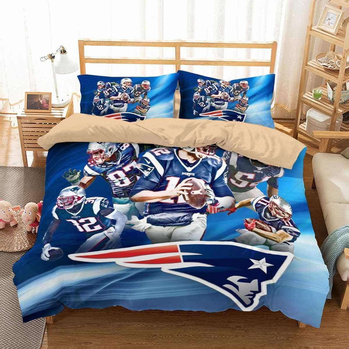 BEST New England Patriots NFL players Duvet Cover Bedding Set2