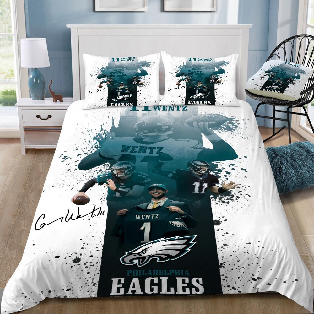 HOT Philadelphia Eagles Wentz 1 NFL Bedroom Set2