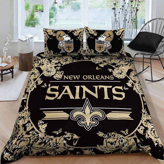 HOT New Orleans Saints Black NFL Bedroom Set2
