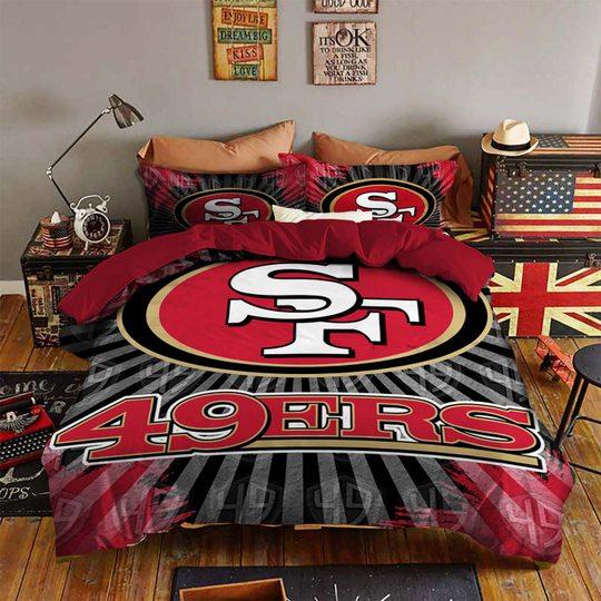 BEST San Francisco 49ers NFL Duvet Cover Bedding Set2