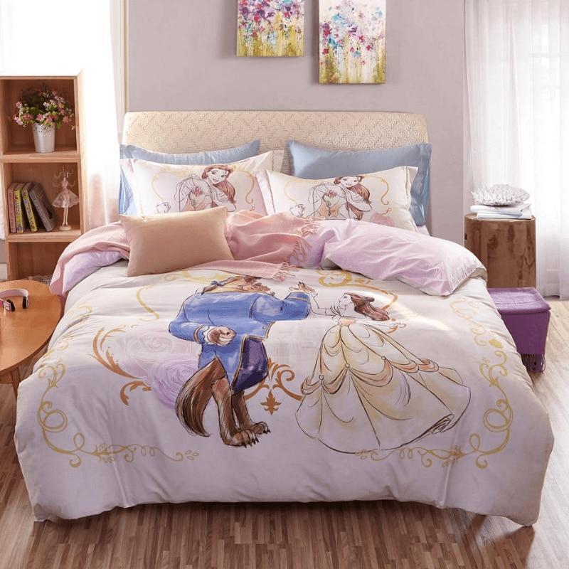 BEST Beauty And The Beast Duvet Cover Bedding Set1
