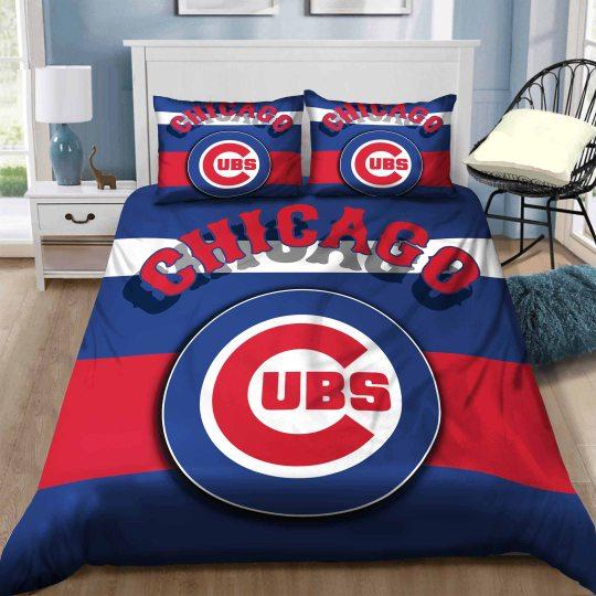 BEST Chicago Cubs MLB Duvet Cover Bedding Set1