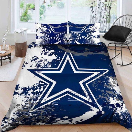 BEST Dallas Cowboys NFL logo Duvet Cover Bedding Set1