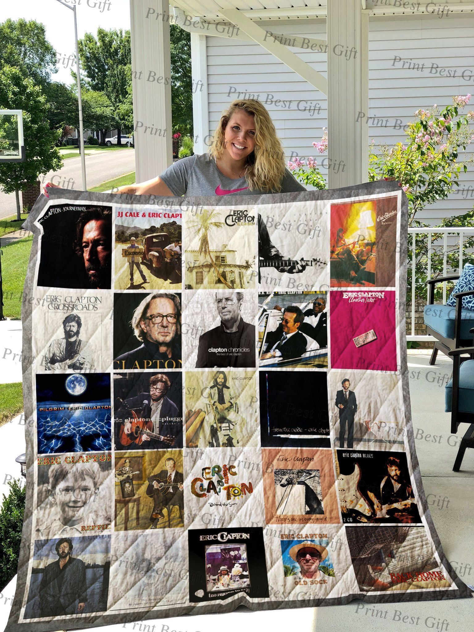 Eric Clapton Albums Cover Poster Quilt