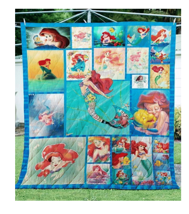Ll - Ariel The Little Mermaid Quiltblanket