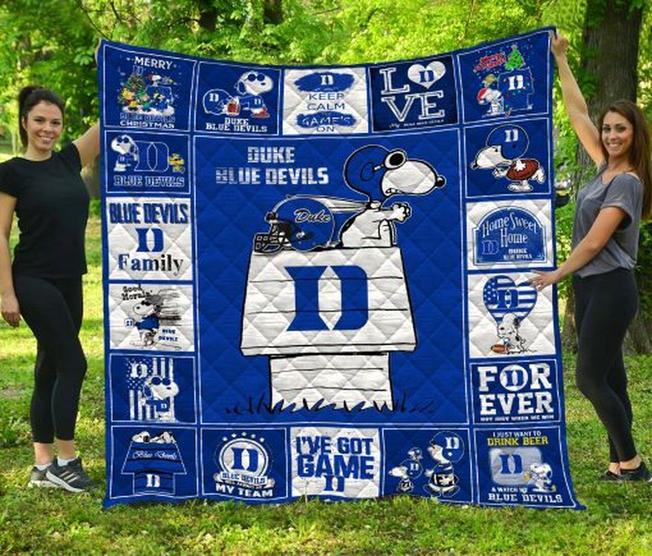 Ncaa Duke Blue Devils Quilt Blanket 46