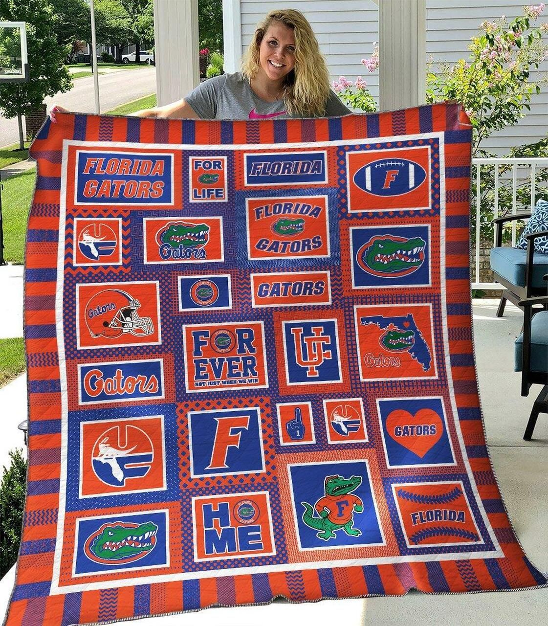 Ncaa Florida Gators Quilt Blanket 813