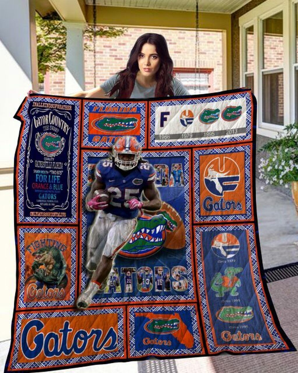 Ncaa Florida Gators Quilt Blanket 830