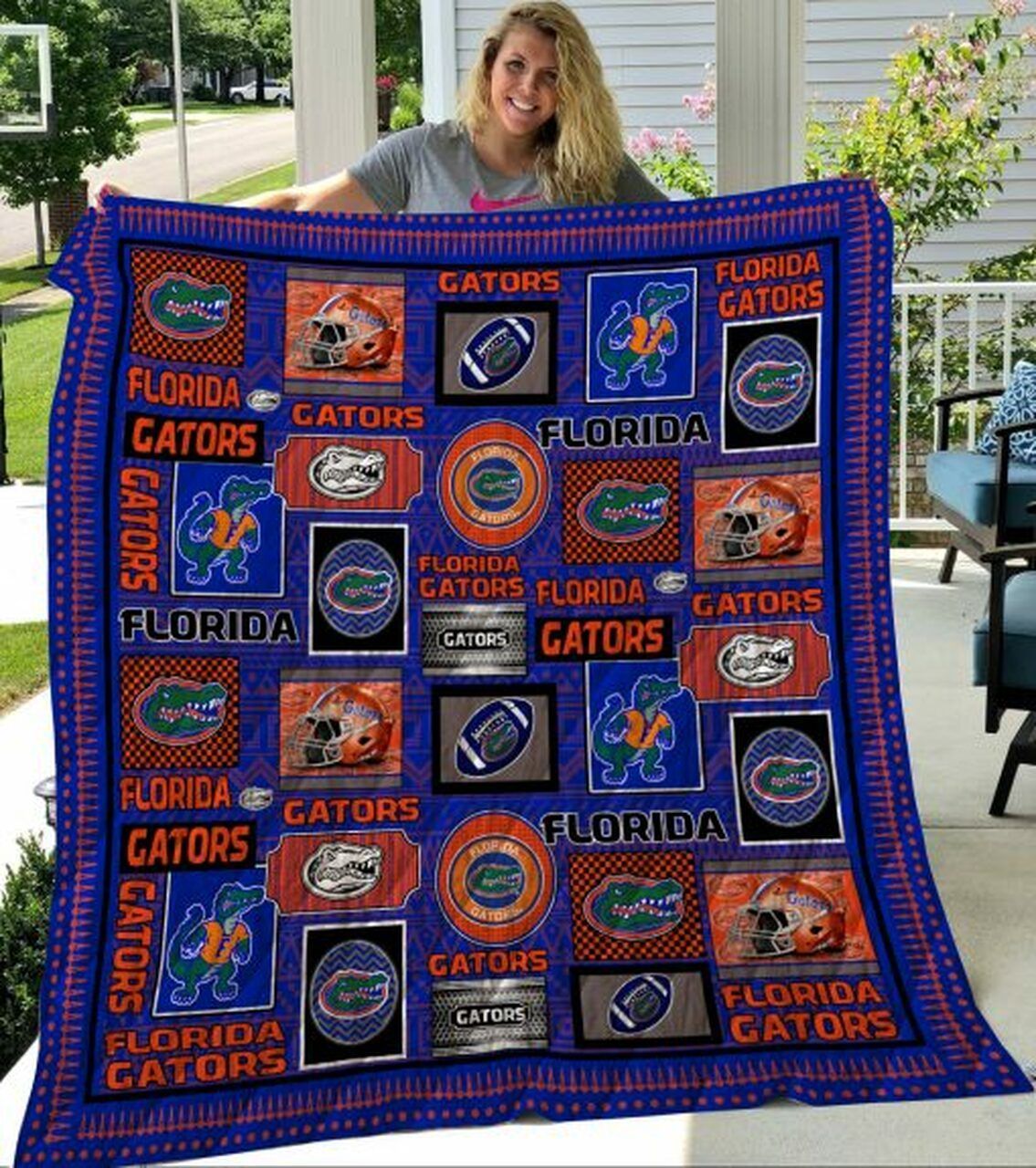 Ncaa Florida Gators Quilt Blanket 831