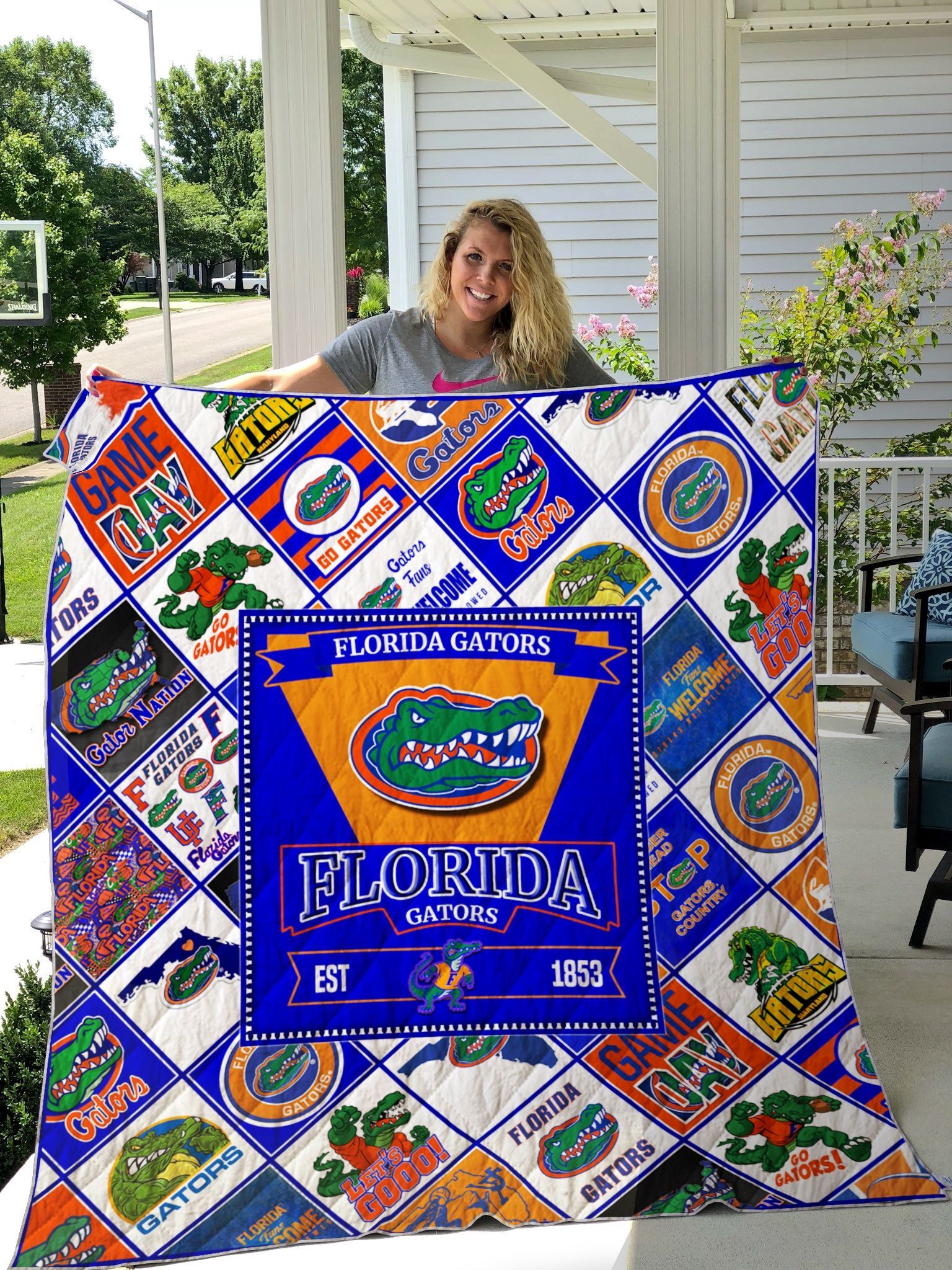 Ncaa Florida Gators Quilt Blanket 842