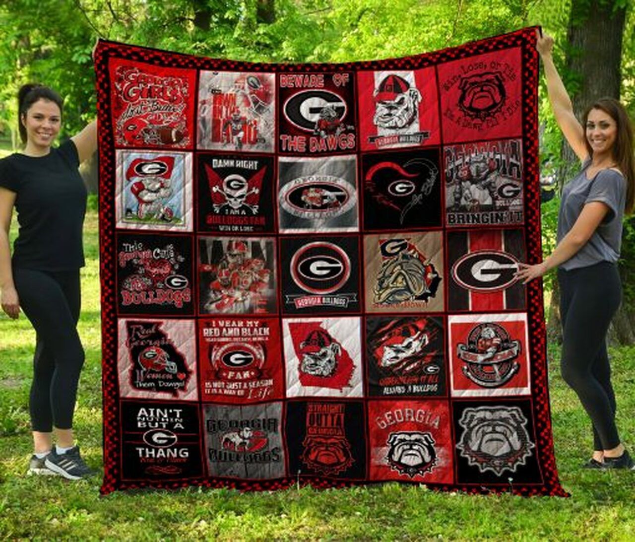 Ncaa Georgia Bulldogs Quilt Blanket 882