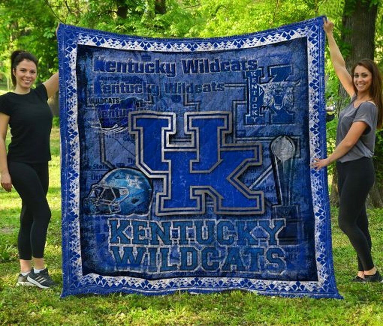 Ncaa Kentucky Wildcats Quilt Blanket 894