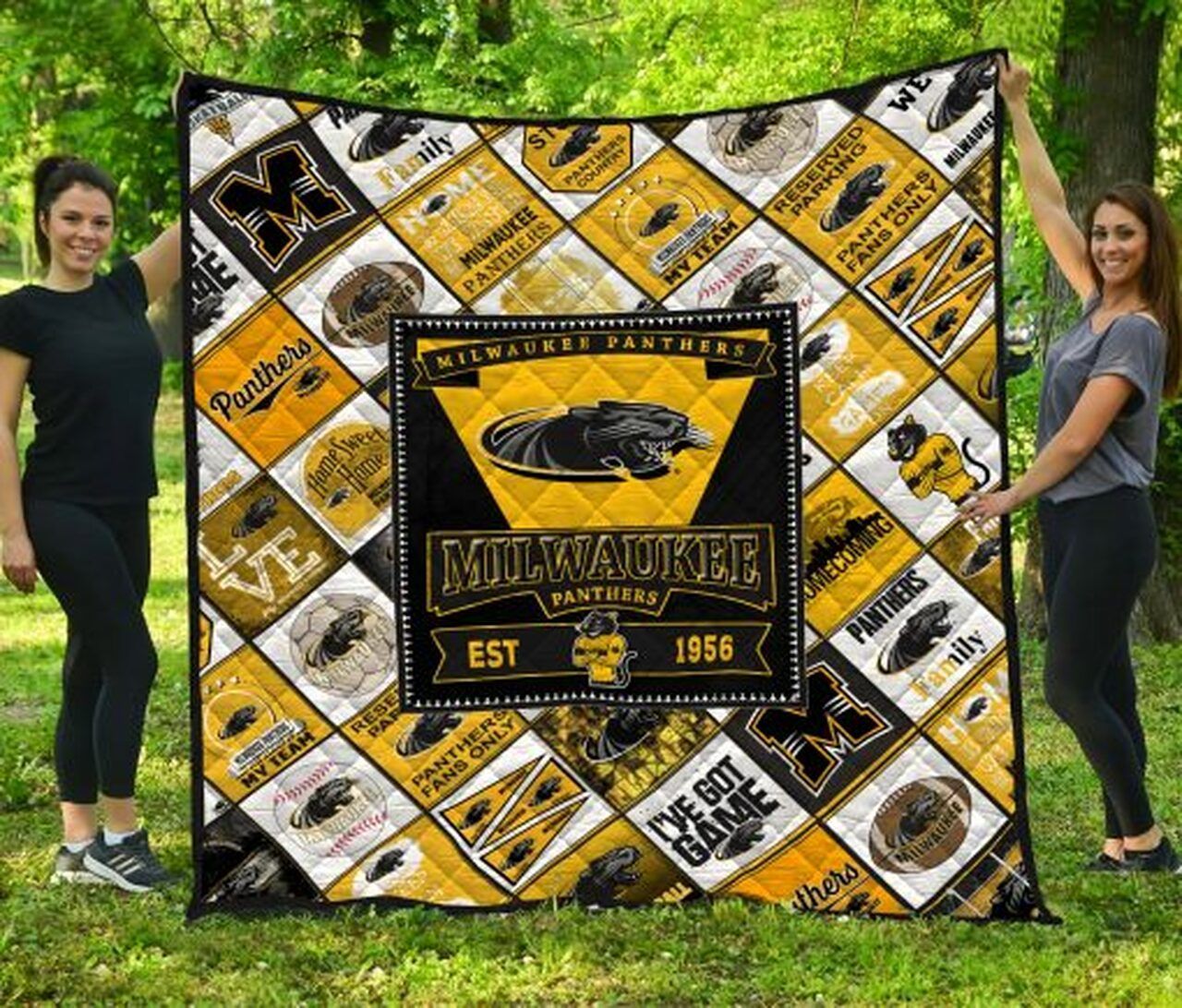 Ncaa Milwaukee Panthers Quilt Blanket 1602