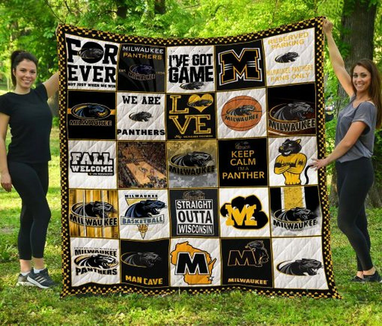 Ncaa Milwaukee Panthers Quilt Blanket 1600