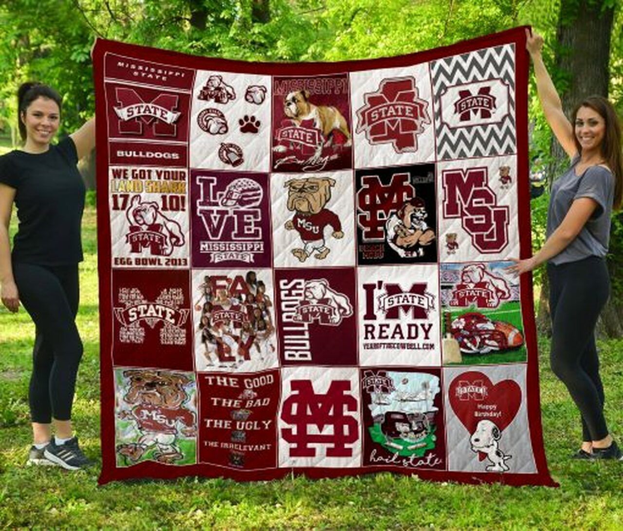 Ncaa Mississippi State Bulldogs Quilt Blanket 954